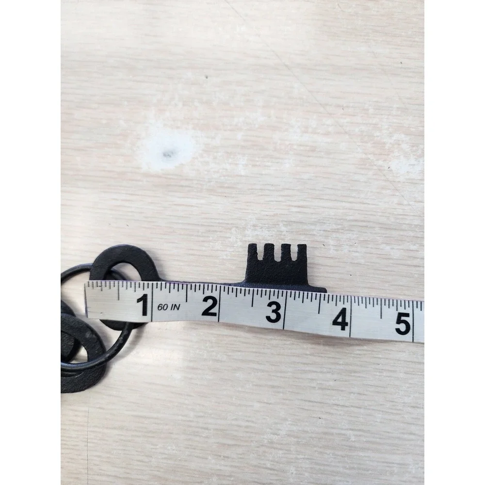 Decorative Set Of 3 Black‎ Skeleton Keys With Ring